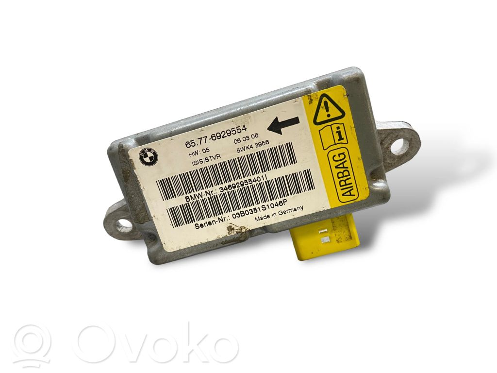 Airbag deployment crash/impact sensor   6929554,65776929554,6929554