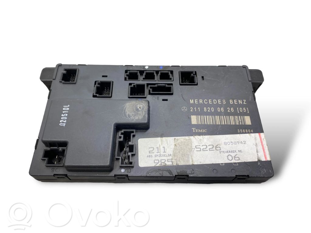 Mercedes-Benz E W211 Door control unit/module 