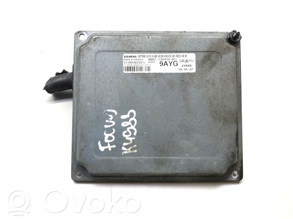 Engine control unit/module   4M5112A650HG,9AYG,S118934101G,K4988