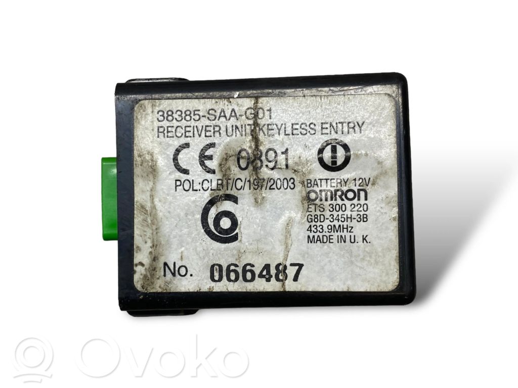 Immobilizer control unit/module   38385SAAG01,38385SAA,G8D345H3B,ETS300220