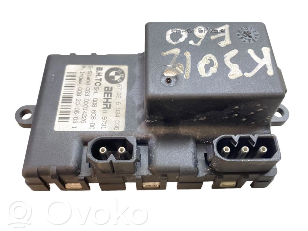 BMW 5 E60 E61 Rezystor / Opornik dmuchawy nawiewu 
