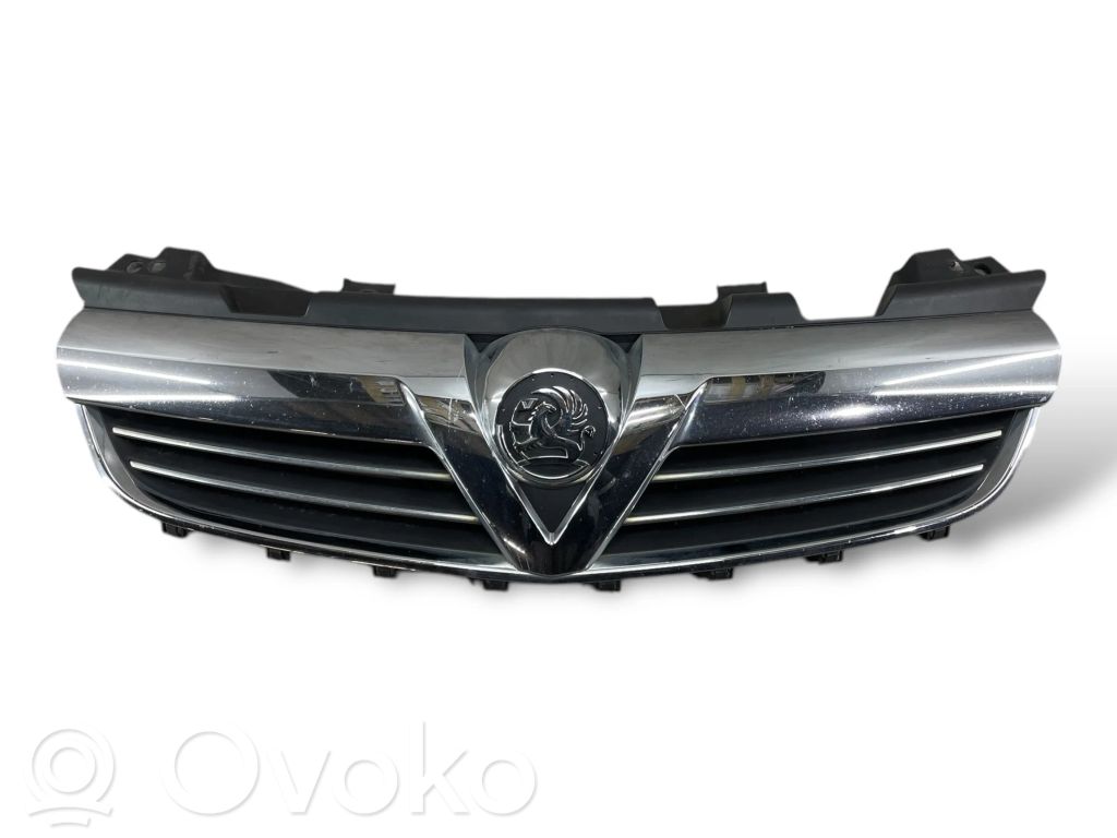 Opel Zafira B Front bumper upper radiator grill 