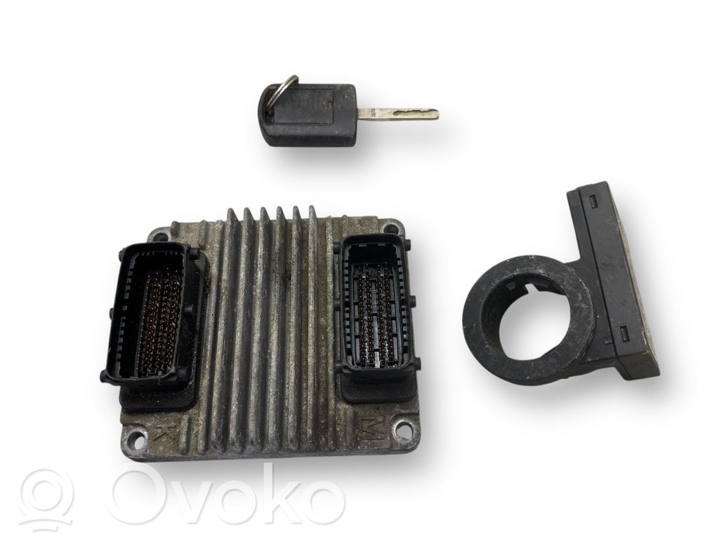 Opel Astra H Engine ECU kit and lock set 