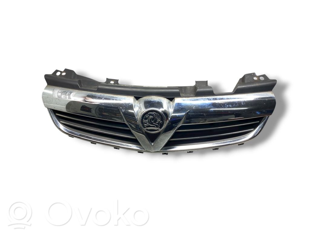 Opel Zafira B Front bumper upper radiator grill 