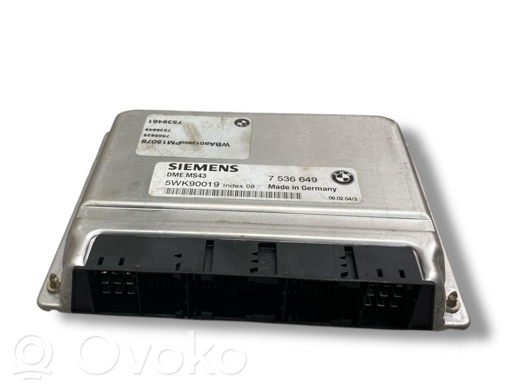 Engine control unit/module   7536649,DMEMS43,5WK90019
