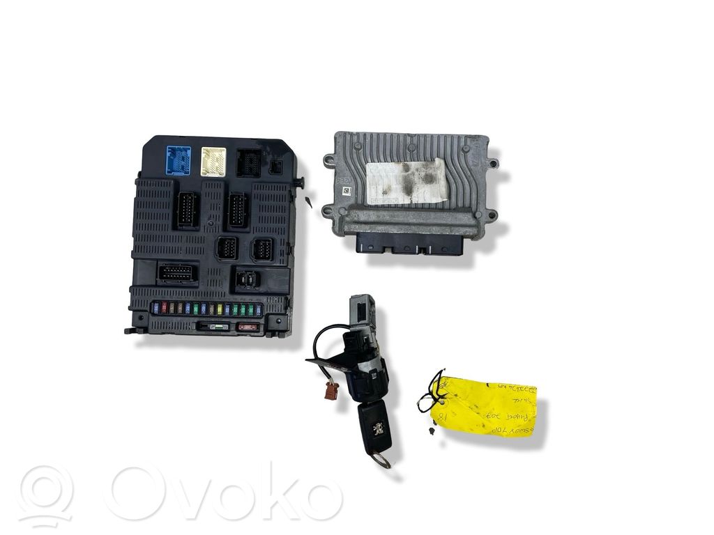 Peugeot 207 Engine ECU kit and lock set 