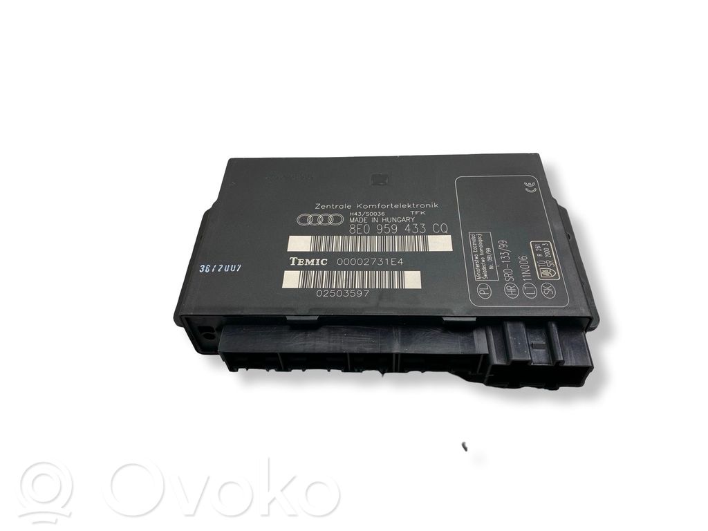 Audi A4 S4 B7 8E 8H Komforto modulis 