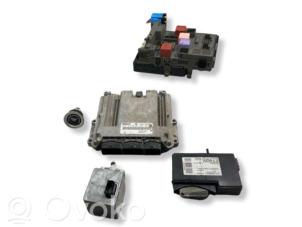 Renault Laguna II Engine ECU kit and lock set 