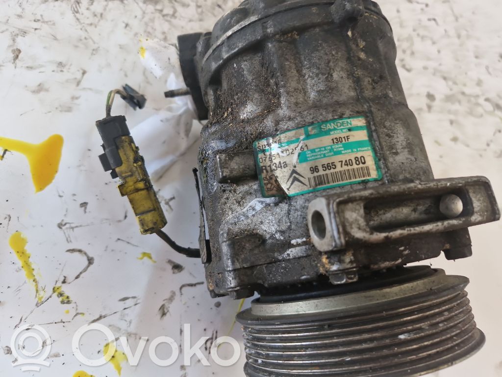Peugeot 407 Air conditioning (A/C) compressor (pump) 