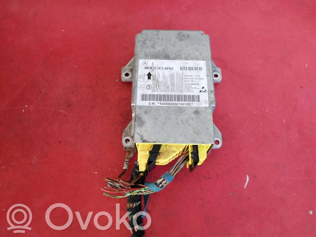 Mercedes-Benz E W212 Airbag control unit/module 