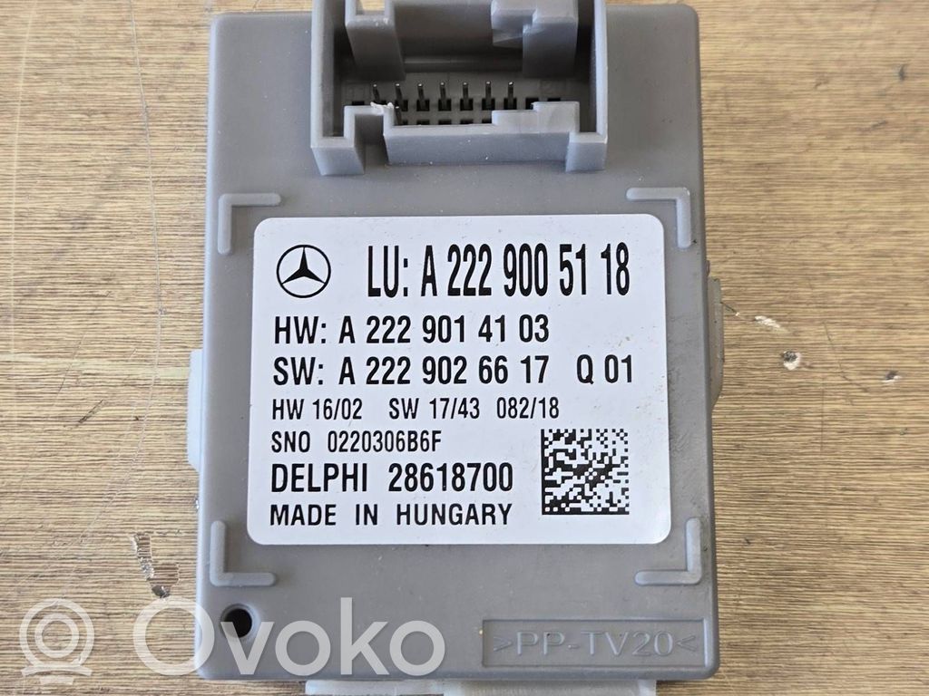 Mercedes-Benz E W213 Module d'éclairage LCM 