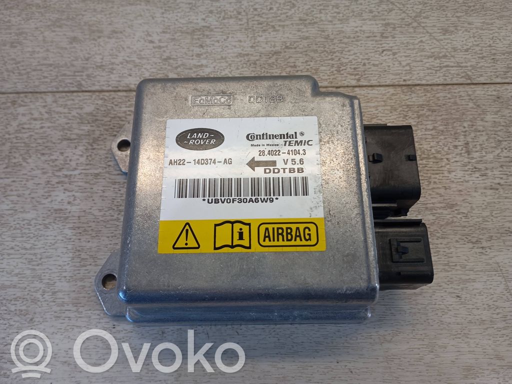 Land Rover Range Rover Sport L320 Airbag control unit/module 