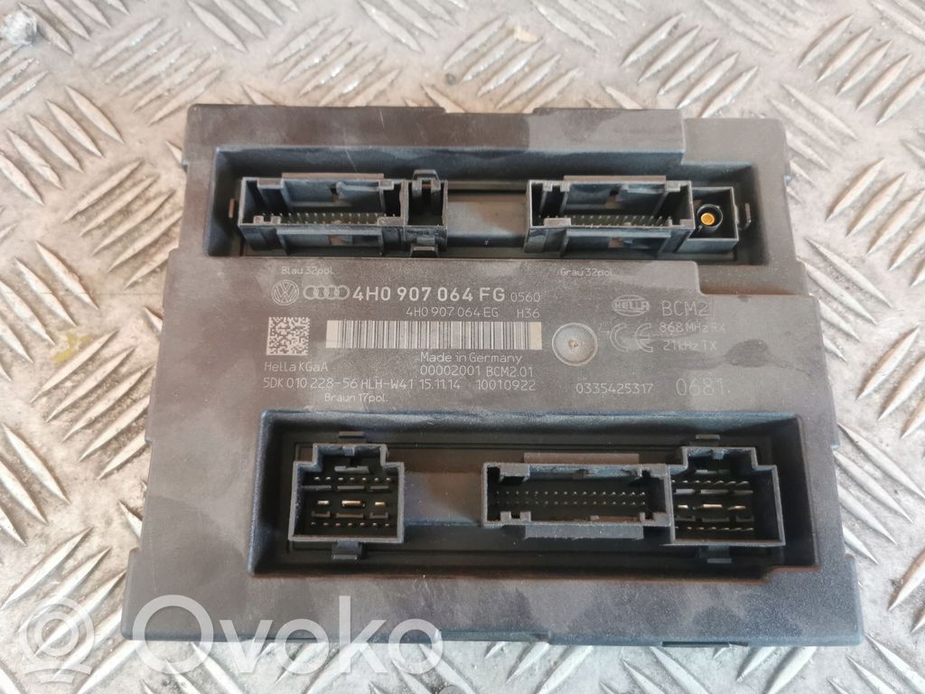 Audi A8 S8 D4 4H Módulo de confort/conveniencia 