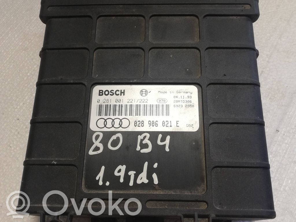 Audi 80 90 S2 B4 Engine control unit/module 