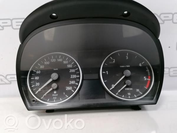 BMW 3 E90 E91 Spidometrs (instrumentu panelī) 