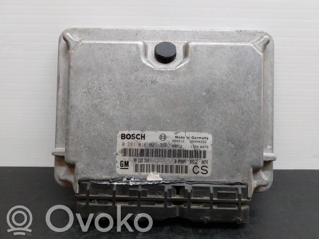 Moottorin ohjainlaite/moduuli   09133269,0281010021