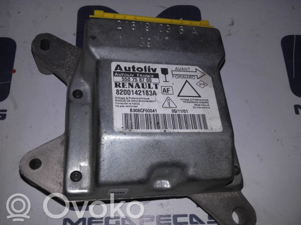 Unitate/modul de comandă airbaguri   8200142183A,550758700