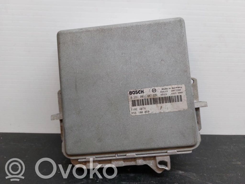 Moottorin ohjainlaite/moduuli   0281001307,MSB100060