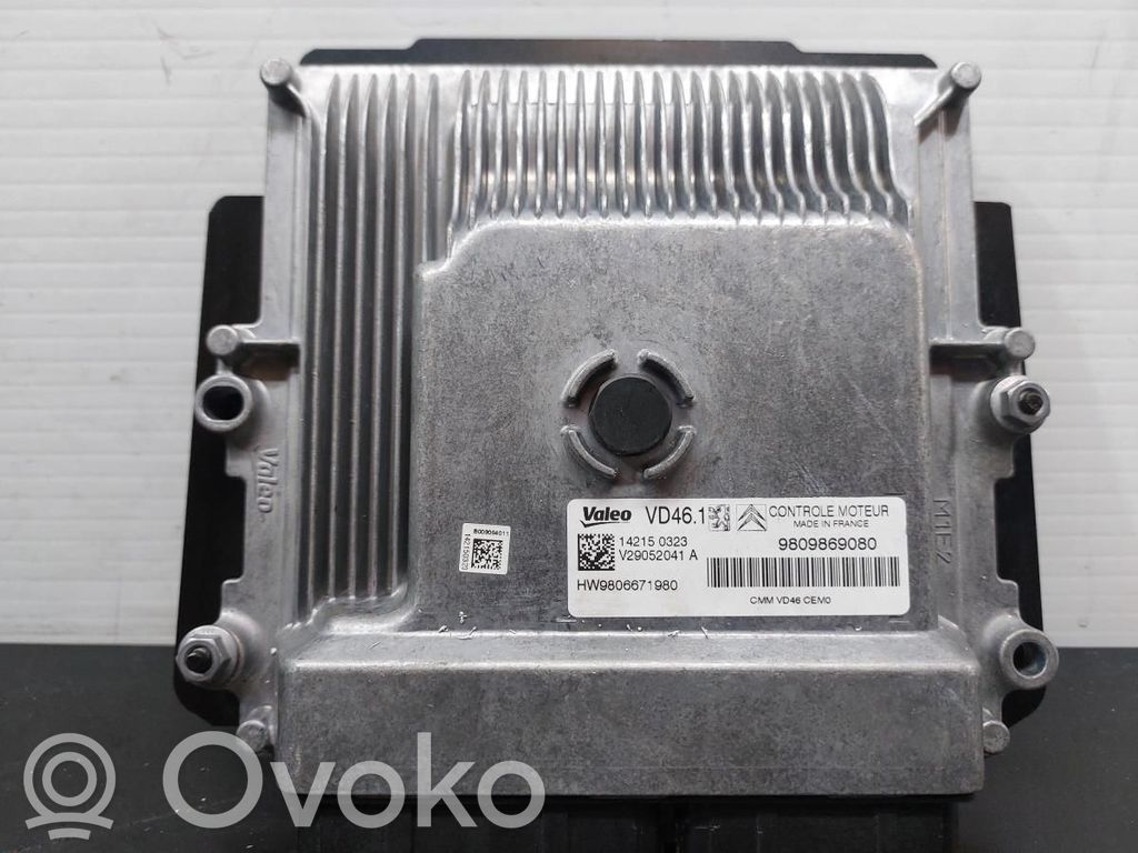 Engine control unit/module   9809869080,HW9806671980