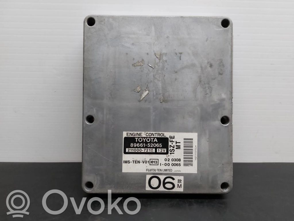 Unidad de control/módulo del motor   8966152065,1SZFE