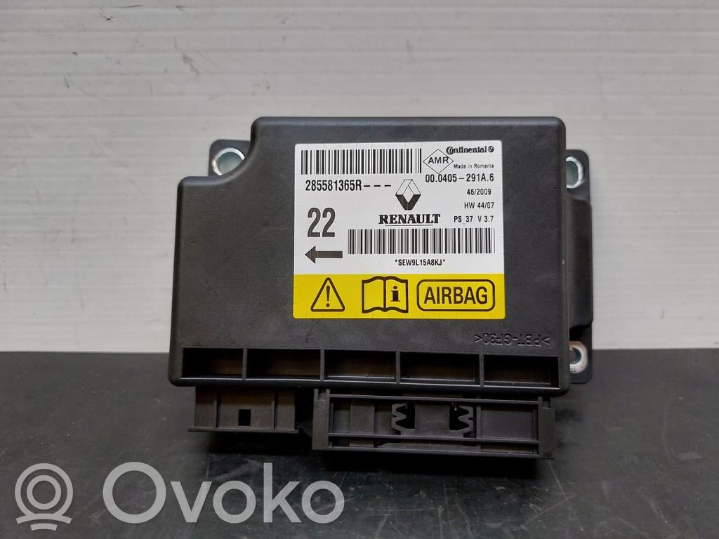 Centralina/modulo airbag   285581365R