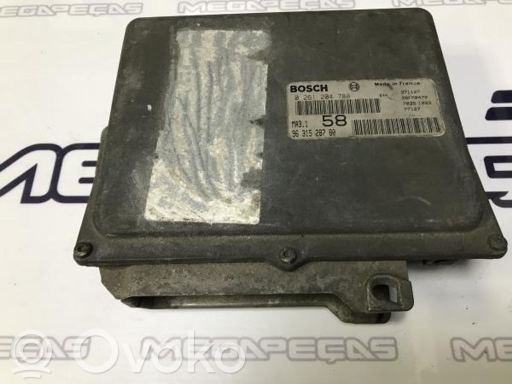 Engine control unit/module   9631528780,0261204788