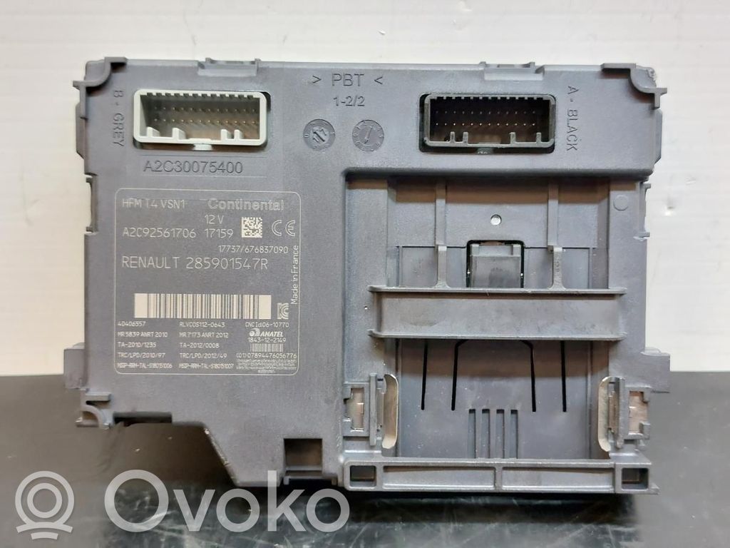 Renault Clio IV Ignition key card reader 