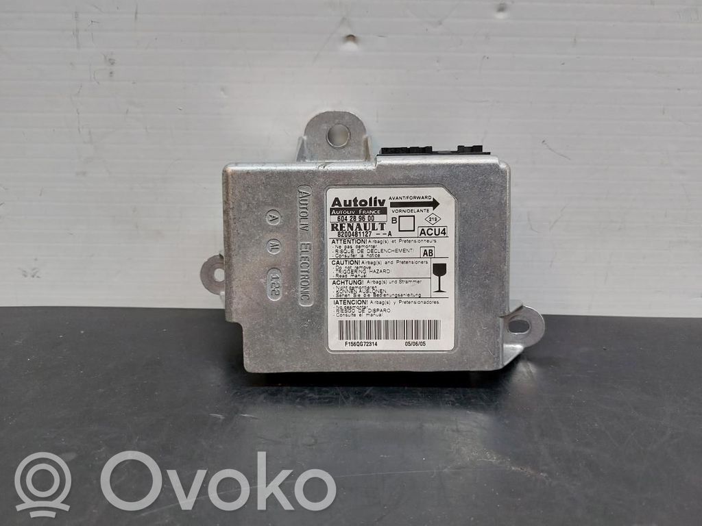 Airbag control unit/module   8200481127A,604289600