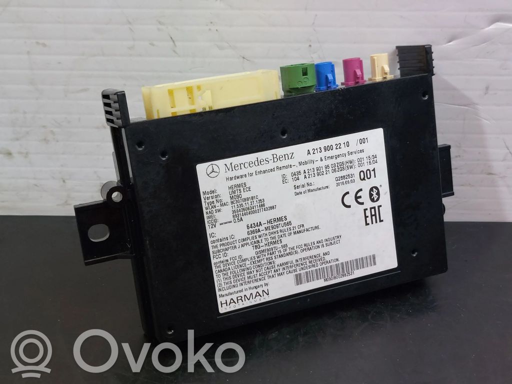 Unidad de control/módulo de bluetooth   A2139002210,A2139019503,A2139022106