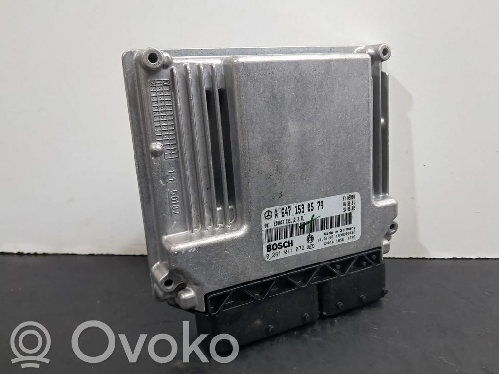 Motorsteuergerät/-modul   A6471530579,0281011072,ED0047CR312