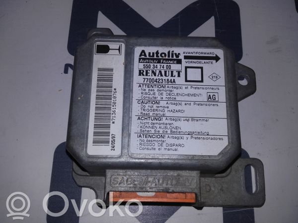Airbag control unit/module   7700423184A,550347400