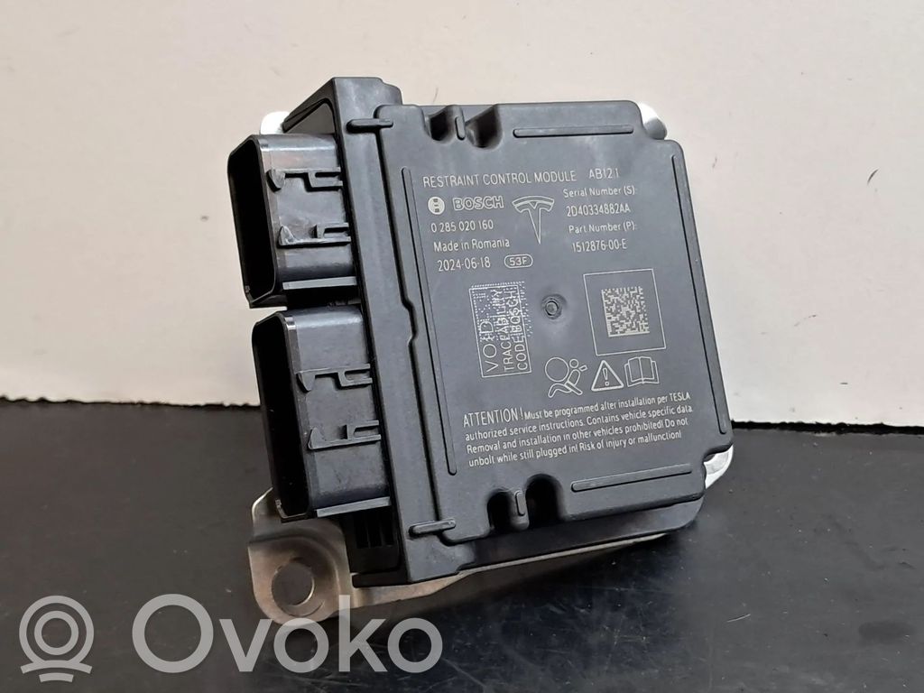 Tesla Model Y Unitate/modul de comandă airbaguri 