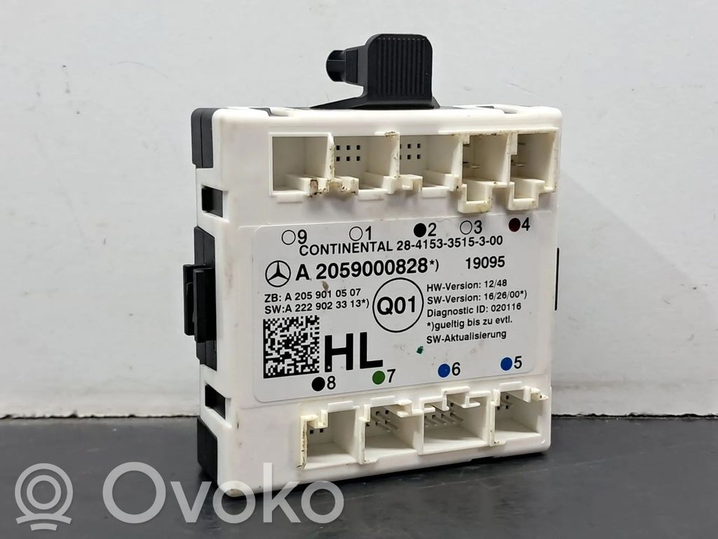 Unité de commande module de porte   A2059000828,A2059010507,A2229023313