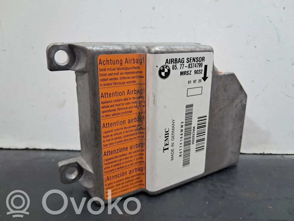 Airbag control unit/module   65778374799,8374799