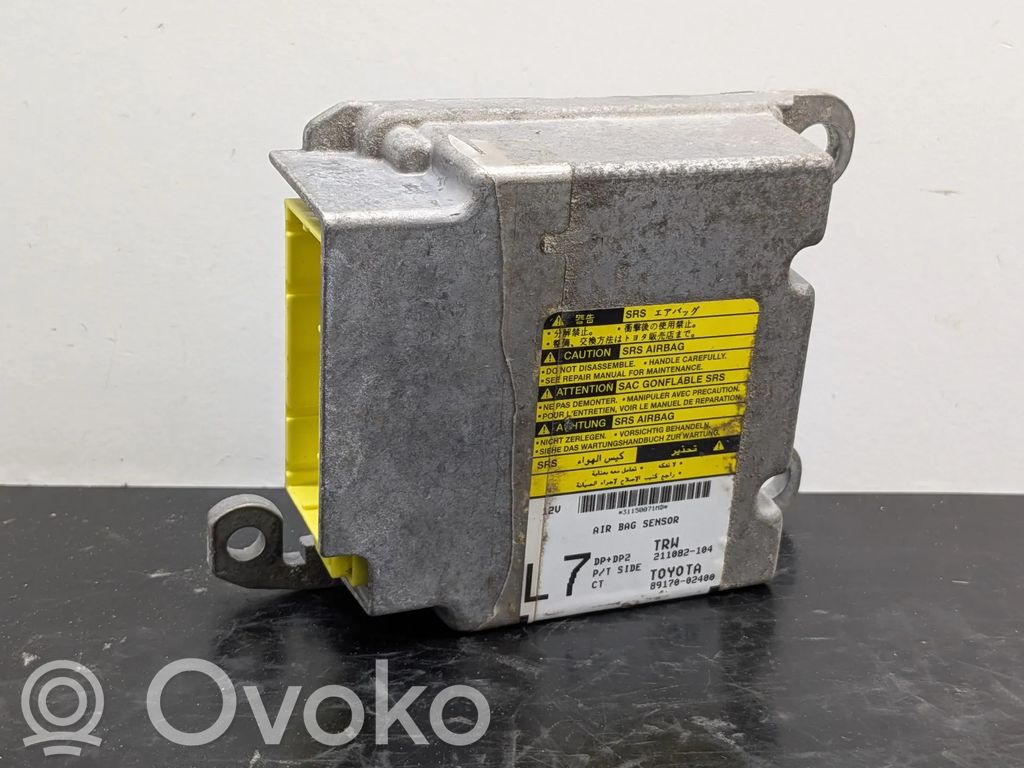Toyota Corolla Verso E120 E121 Module de contrôle airbag 