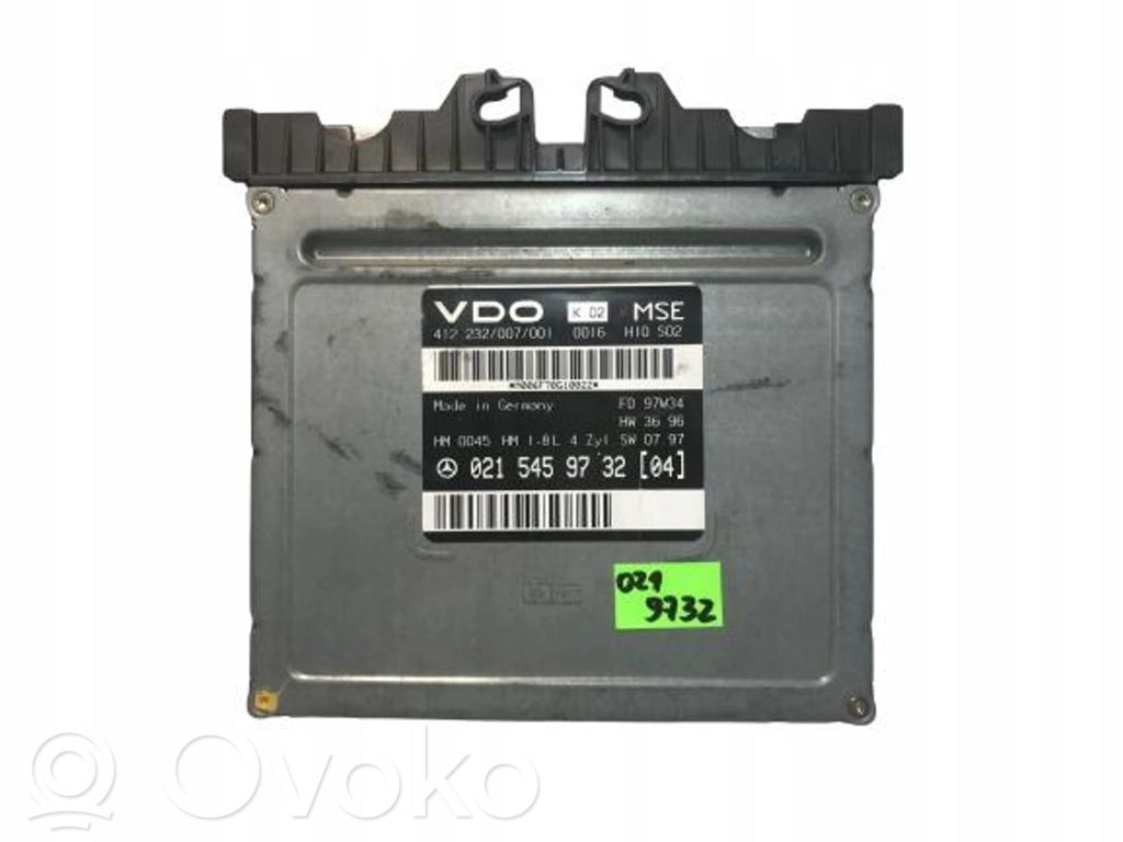Mercedes-Benz C W202 Komputer / Sterownik ECU silnika 