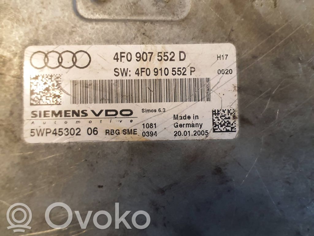Audi A6 S6 C6 4F Engine control unit/module 