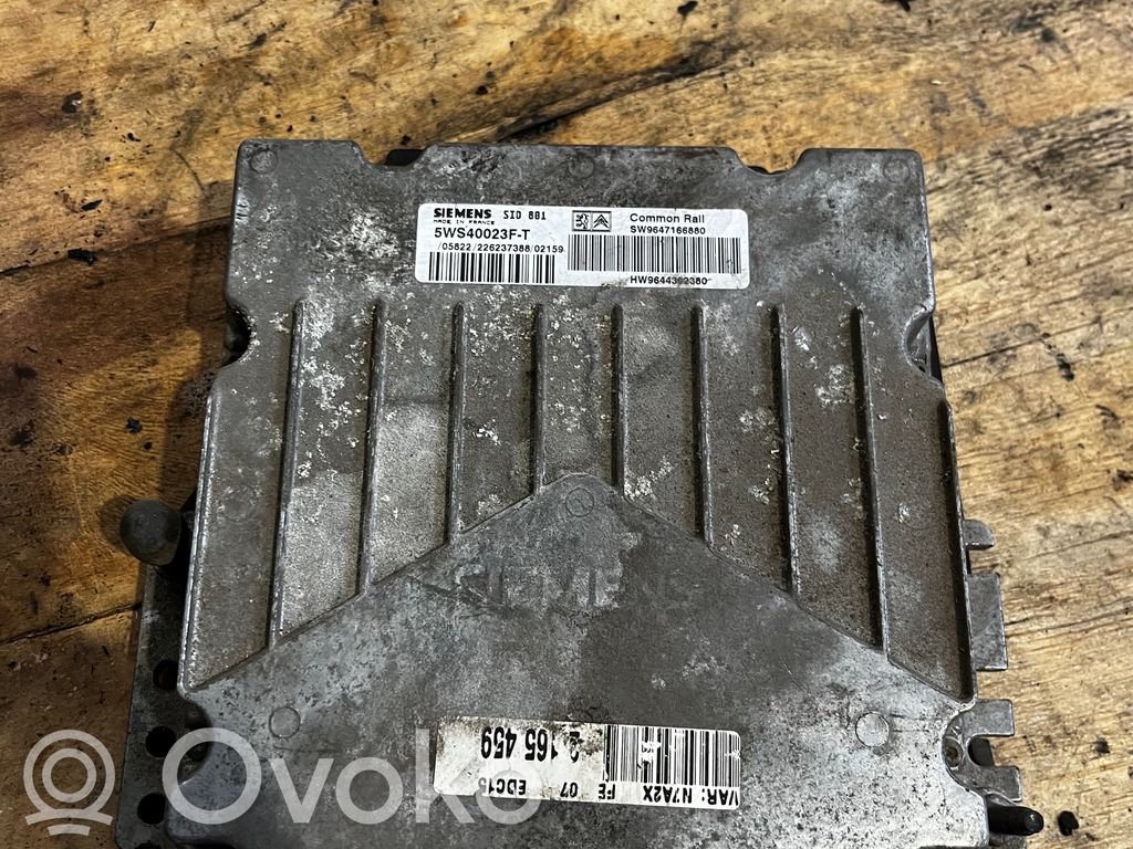 Engine control unit/module   9644302380,5WS40023FT,9647166880