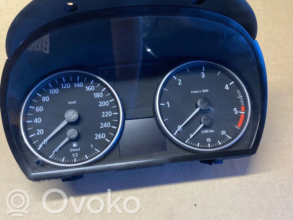 BMW 3 E90 E91 Speedometer (instrument cluster) 