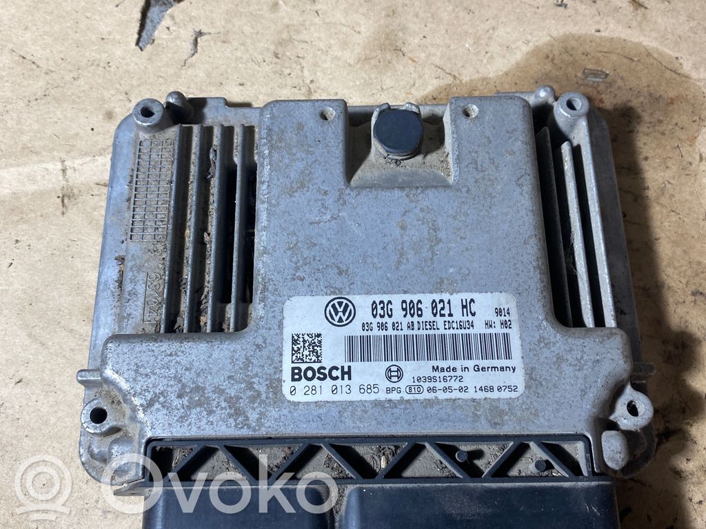 Volkswagen Golf Plus Engine control unit/module 