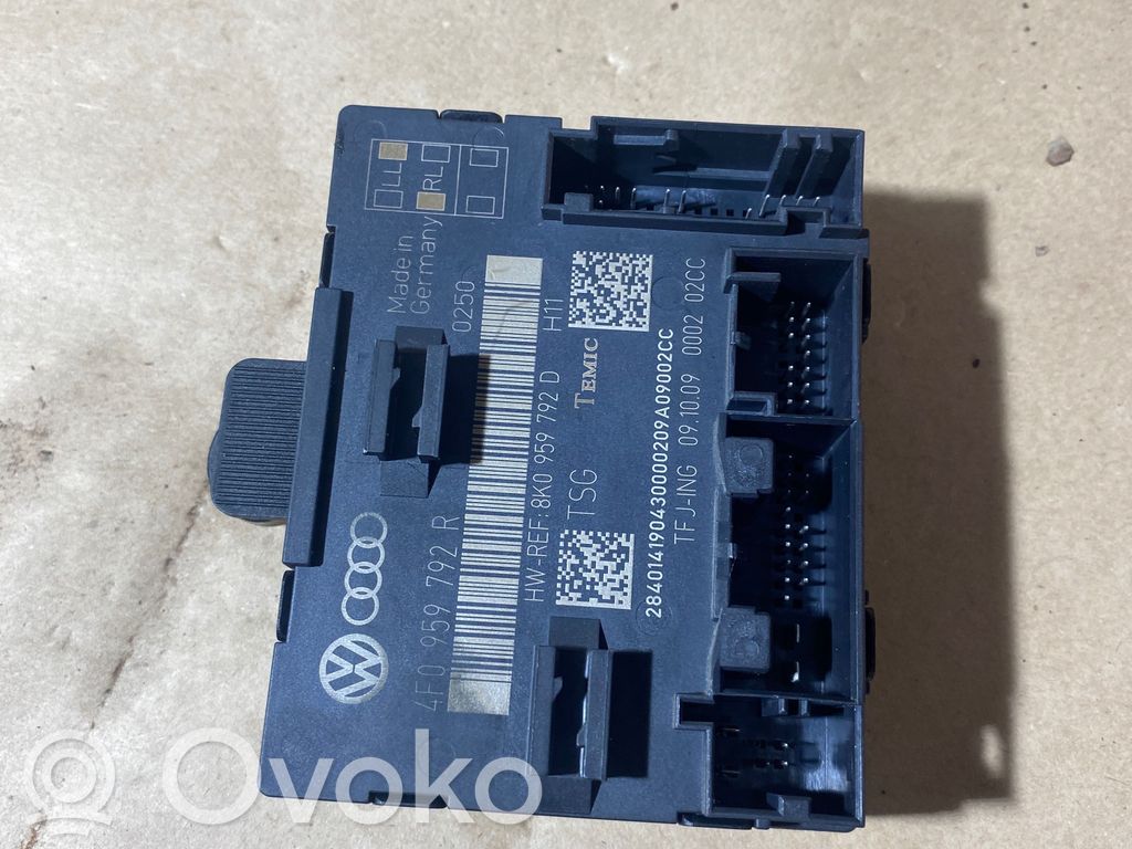 Door control unit/module   4F0959792R,8K0959792D