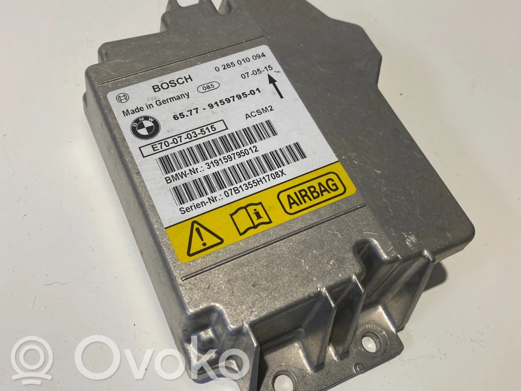Airbag control unit/module   9159795,0285010094,319159795012