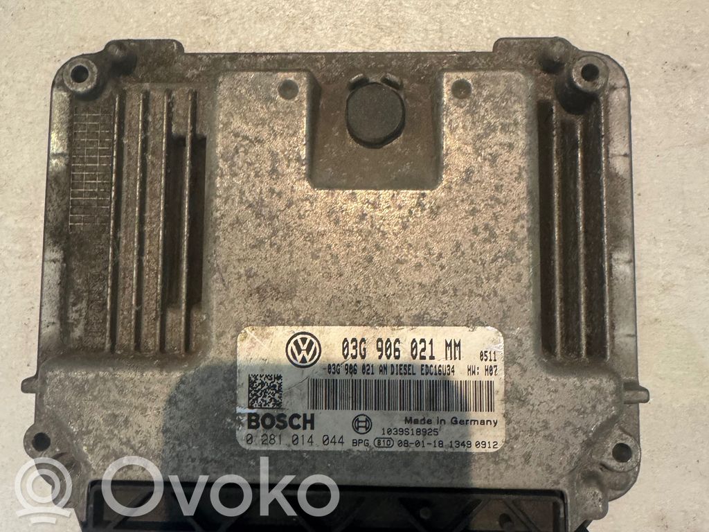 Engine control unit/module   03G906021PD,0281014073,03G906021AP