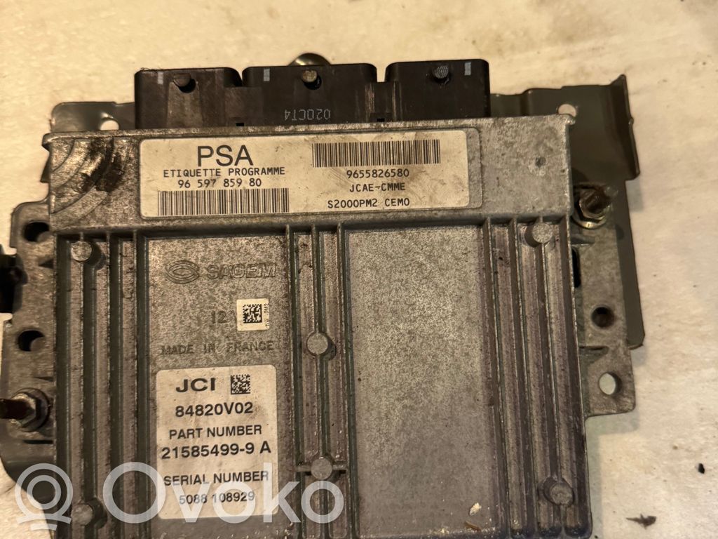 Citroen Xsara Picasso Engine control unit/module 