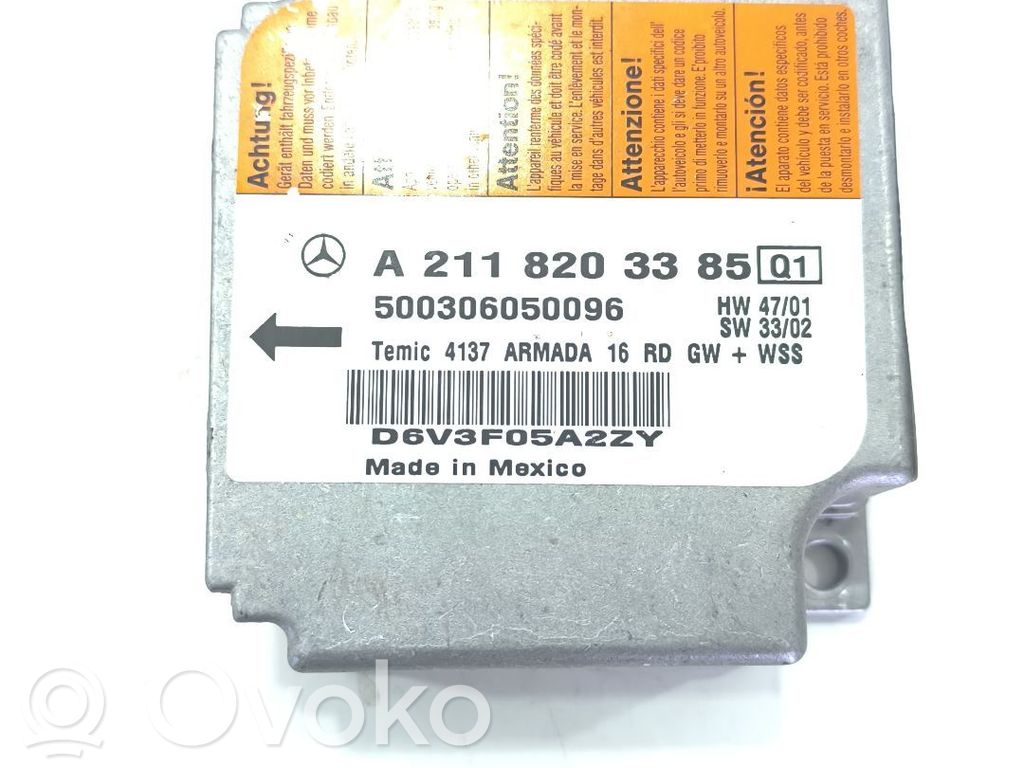 Airbag control unit/module