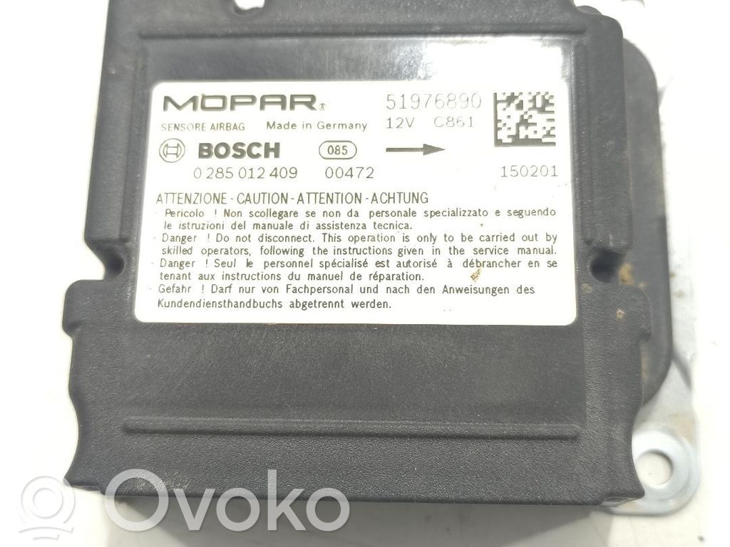 Airbag control unit/module   51976890,0285012409