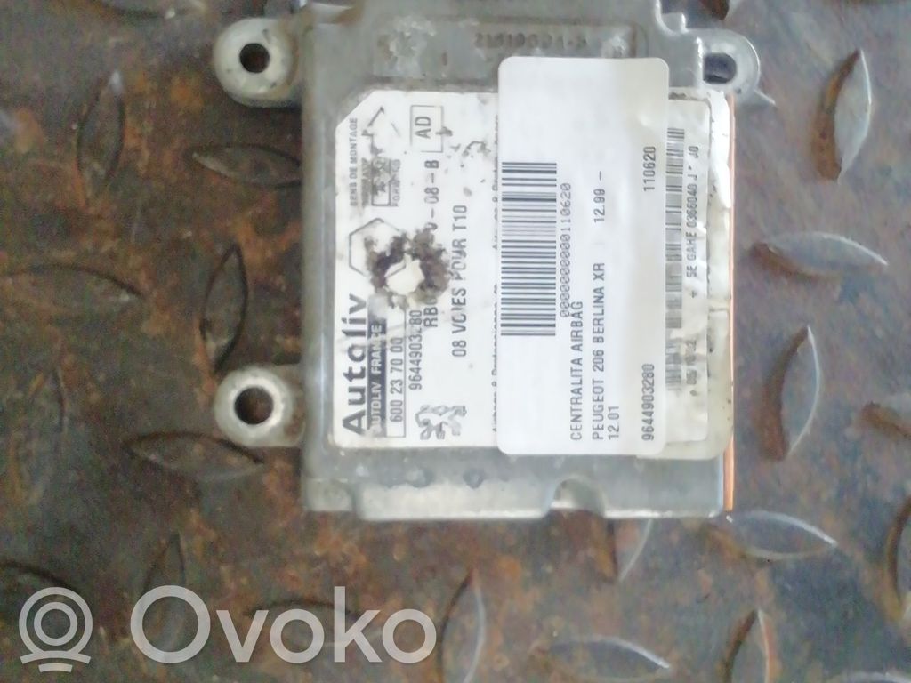 Peugeot 206 Airbag control unit/module 