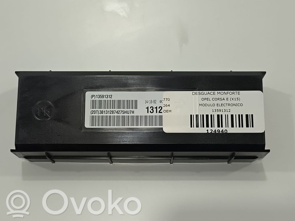 Other control units/modules   13591312