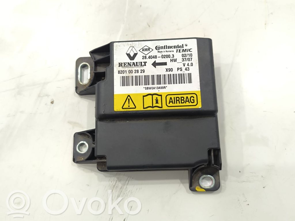 Dacia Sandero Airbag control unit/module 