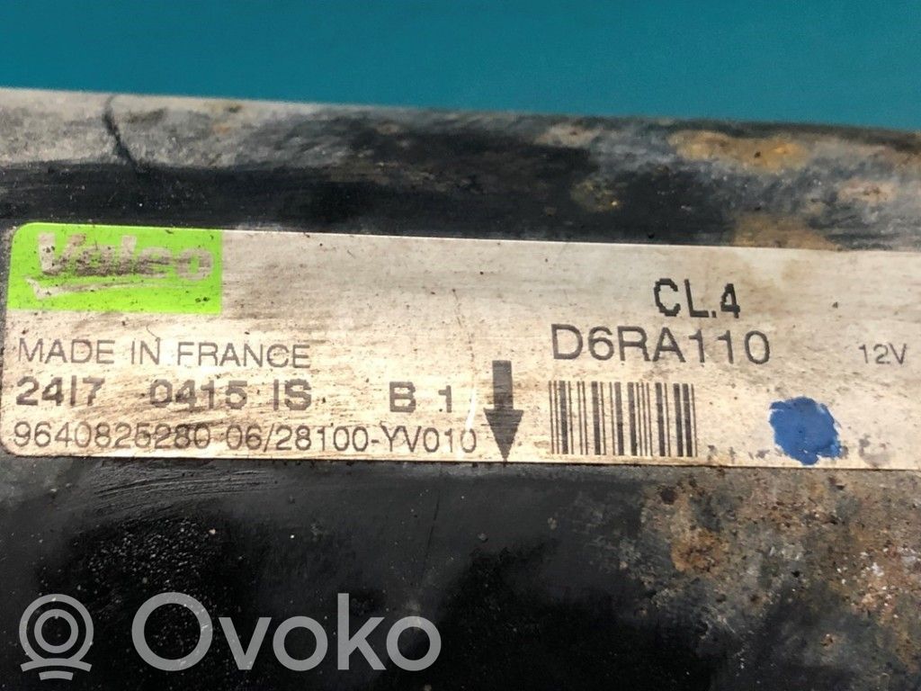 Стартер   9640825280,0628100YV010,0628100YV010,24170415IS,9640825280